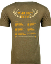 Load image into Gallery viewer, NEW!  Tyler Booth &#39;Wilder Than A Buck&#39; Tour Tee
