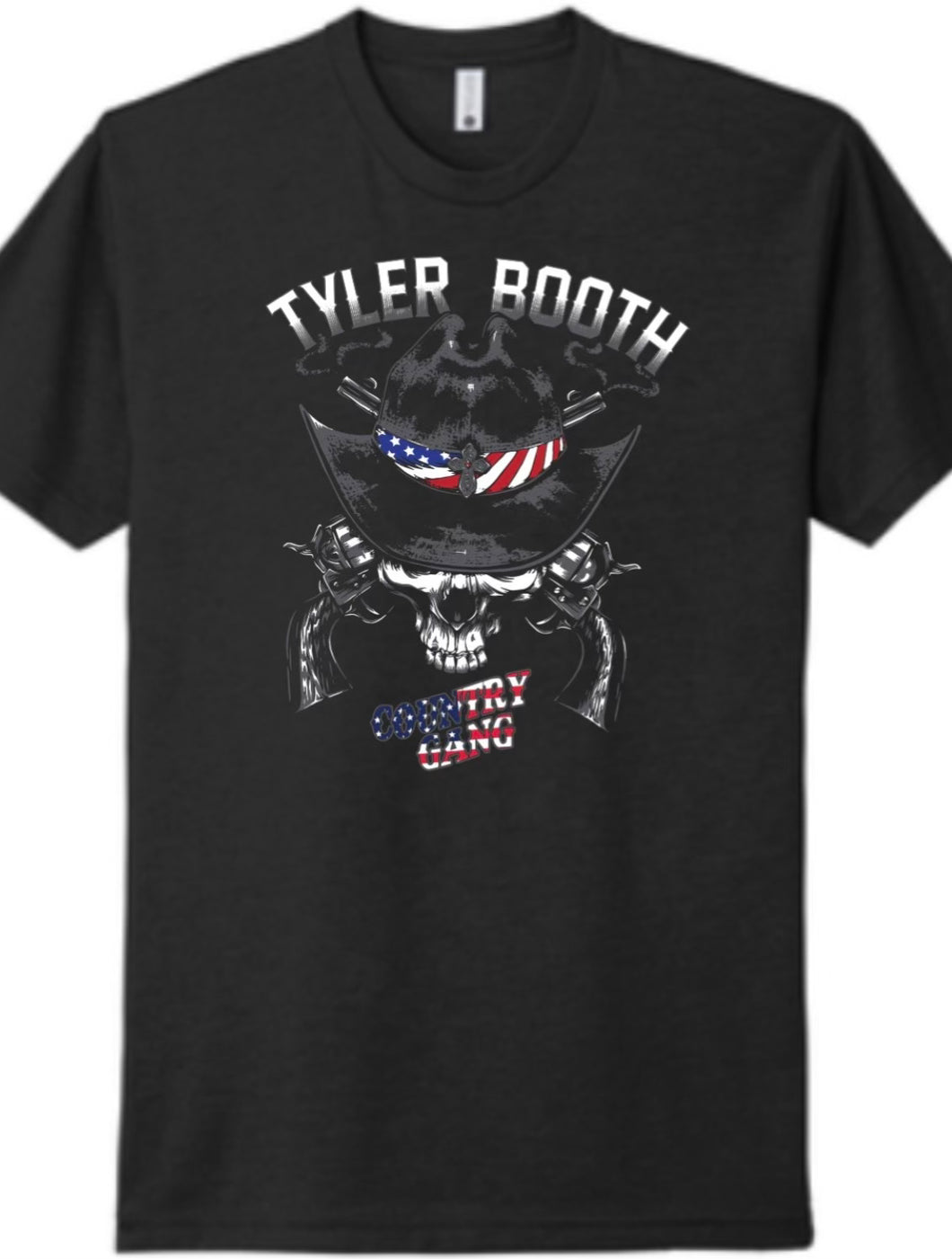 Tyler Booth Outlaw Country Gang T-Shirt