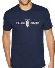 Load image into Gallery viewer, Tyler Booth Logo T-Shirt (Navy)
